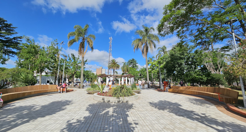 Plaza de Las Piedras en su Inauguración